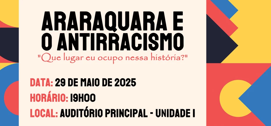 Palestra: Araraquara e o Antirracismo