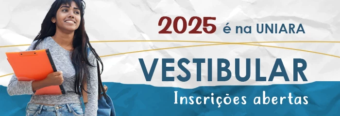 Banner de divulgao do Vestibular Primeiro Semestre 2025