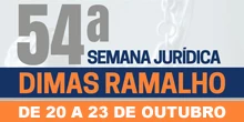 Banner de divulgao da 54 Semana Jurdica