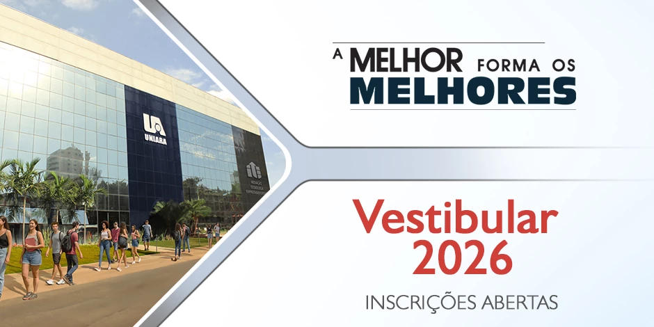 Banner de divulgao do Vestibular Primeiro Semestre 2026 - Provas Agendadas