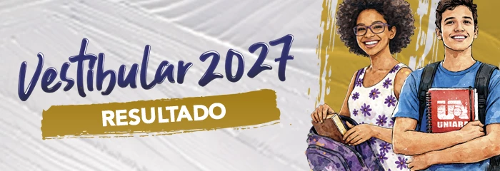 Banner de divulga��o do Resultado do Vestibular 2027