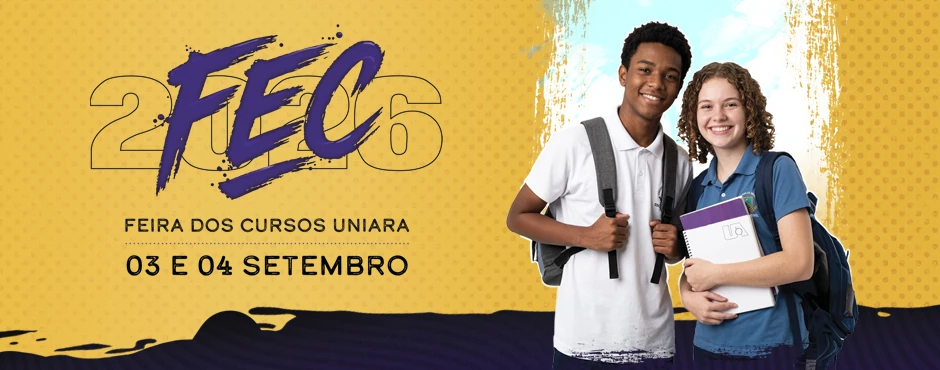 Banner de divulga��o da FEC 2026 - 27� edi��o da Feira dos Cursos