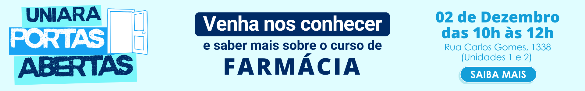 Uniara Portas Abertas - Biomedicina (versão desktop)