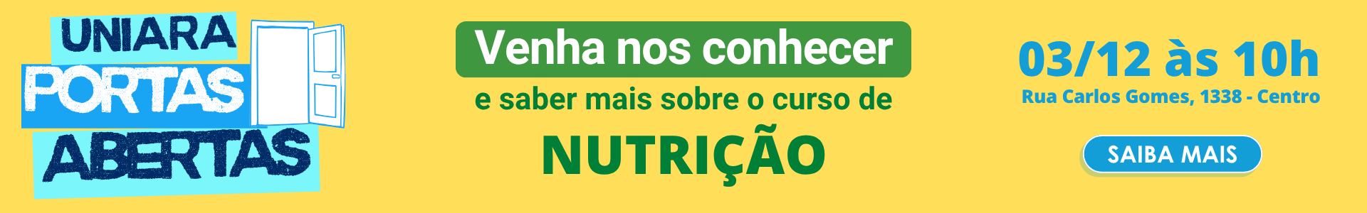 Uniara Portas Abertas - Nutrição (versão desktop)