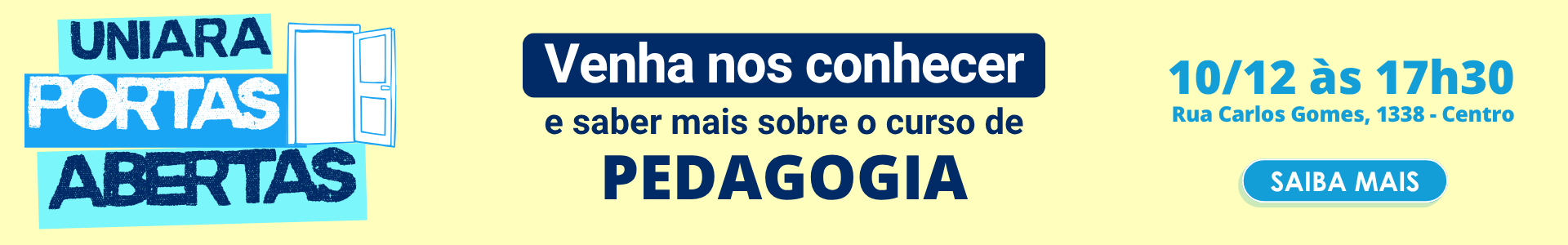Uniara Portas Abertas - Biomedicina (versão desktop)